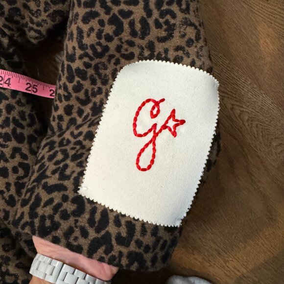 NWT Golden Goose Leopard Print Wool Coat - CURRENT SEASON - Brown, Sz 42 - Picture 8 of 16